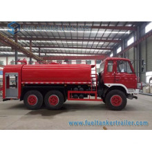 Dongfeng 10cbm 6X4 tanque de água simples caminhão de combate a incêndio